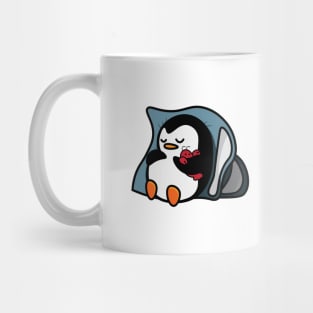 Napping Penguin Mug